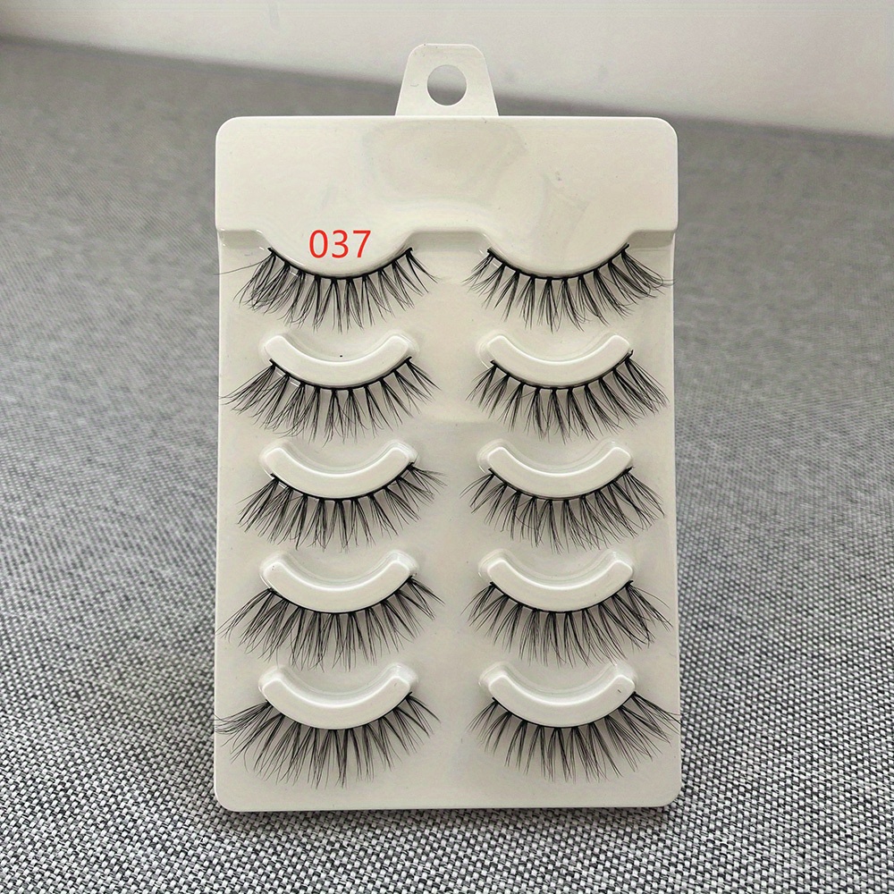 3D Mink Lashes Natural Look Fluffy Cat Eye Wispy False Eyelashes Extension