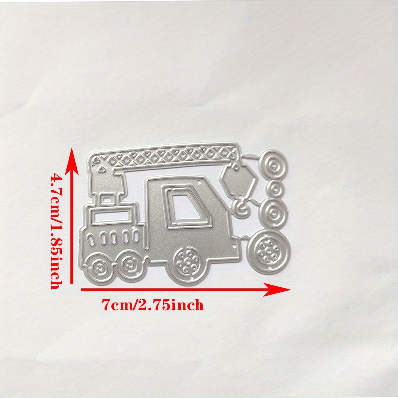 Small Truck Metal Cutting Dies Scrapbooking Diy Cards - Temu