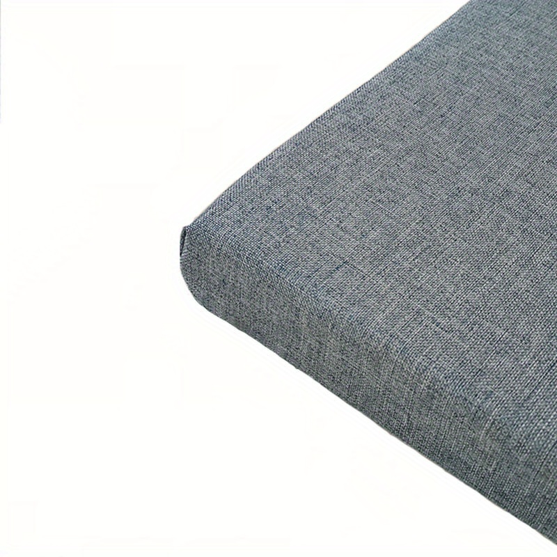 Generic 48x155x8cm Thicken Chair Cushion Mat Solid Office Chair Buttocks  Cushion Grey 48x125x8cm