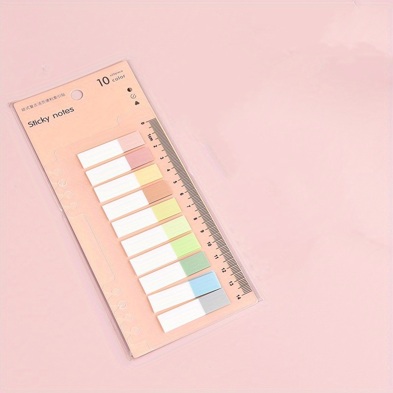 Sticky Index Tabs Transparent Sticky Page Markers Notes, Book