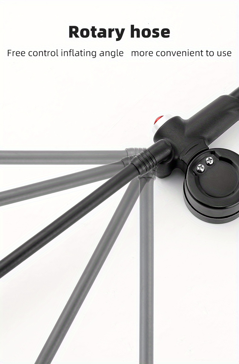 Mtb Bike Shock Pump High Pressure 300psi Gauge Micro Air Temu