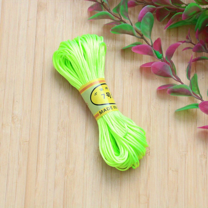 18m 708inch Chinese Knot Rope Line 7 Handwoven Rope Red String Bracelet