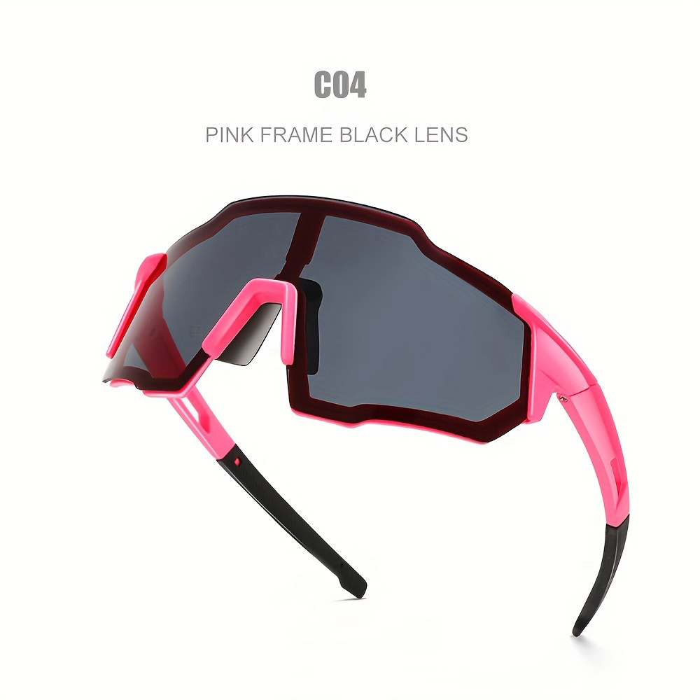 Polarized Sports Cycling Women Colorful UV400 Wind Resistance Sun Glasses Goggles, Safety Glasses Temu,Googles Pit Vipers Y2k,Eyeglasses Sunglasses