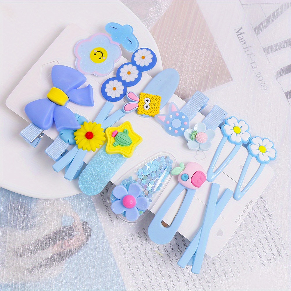  FRCOLOR 60 Pcs Hollow Hair Clip Hair Accessories Hair Clips  for Girls 8-12 Kids Accessories for Girls Cute Hair Clips Hair Accessories  for Girls 4-6 Bows Kids Hair Child Resin