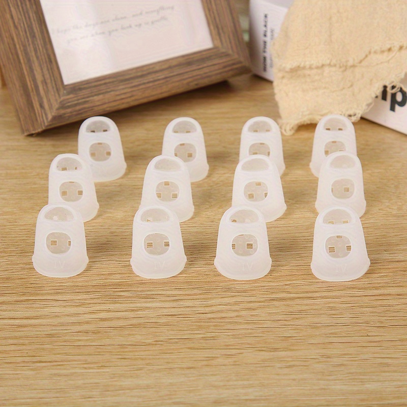 Guitar Fingertip Protectors Silicone Finger Thumb Holders - Temu