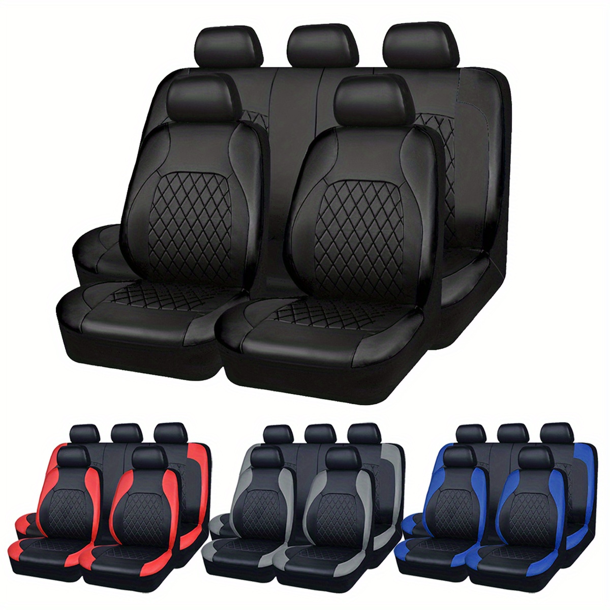 Upgrade Your Vehicle With Luxury Car Seat Cover Premium Faux - Temu