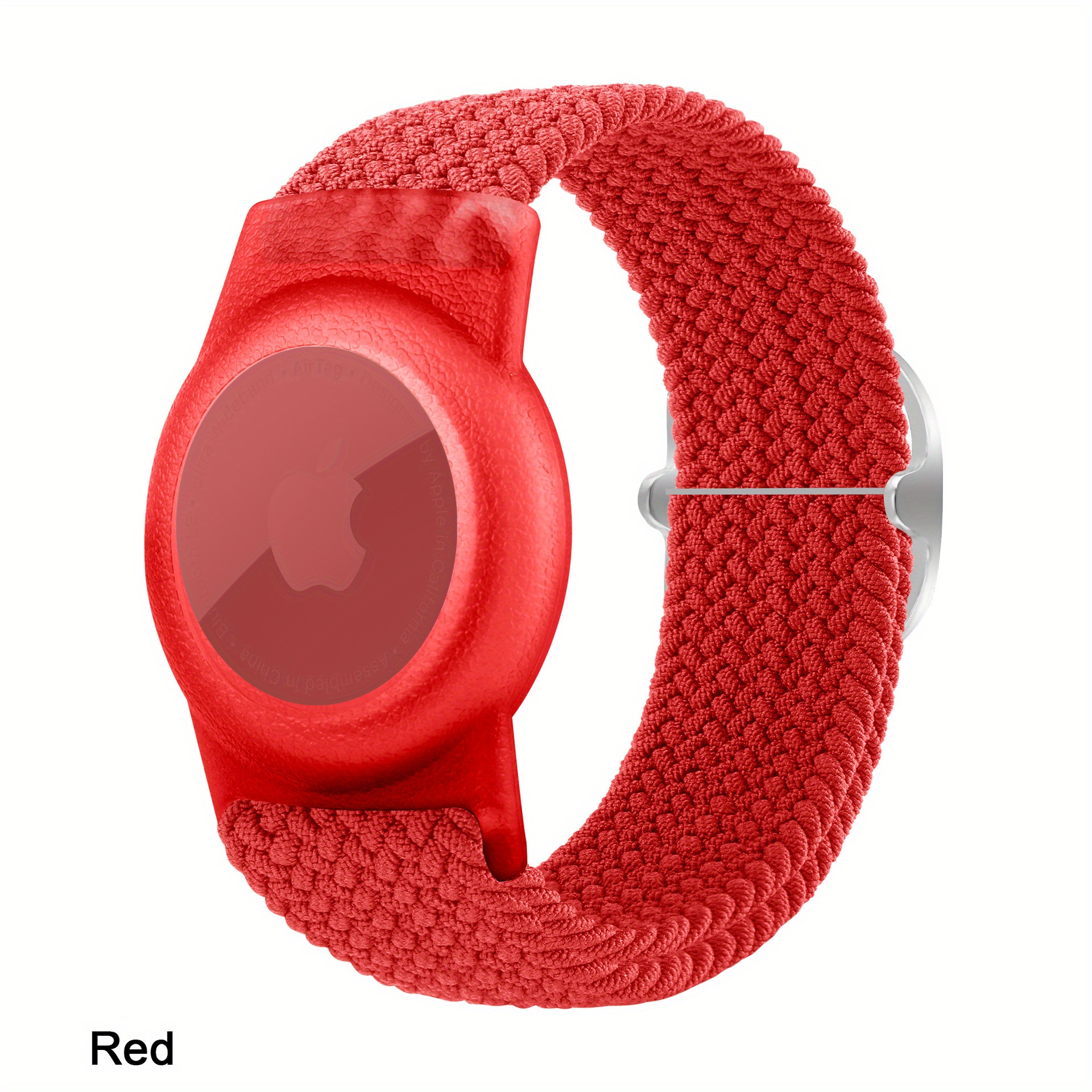 Lot de 2 bracelets pour enfants Airtag, bracelet GPS pour enfants  compatible avec Apple Air Tag, étui de suivi en nylon pour bracelet de  montre 