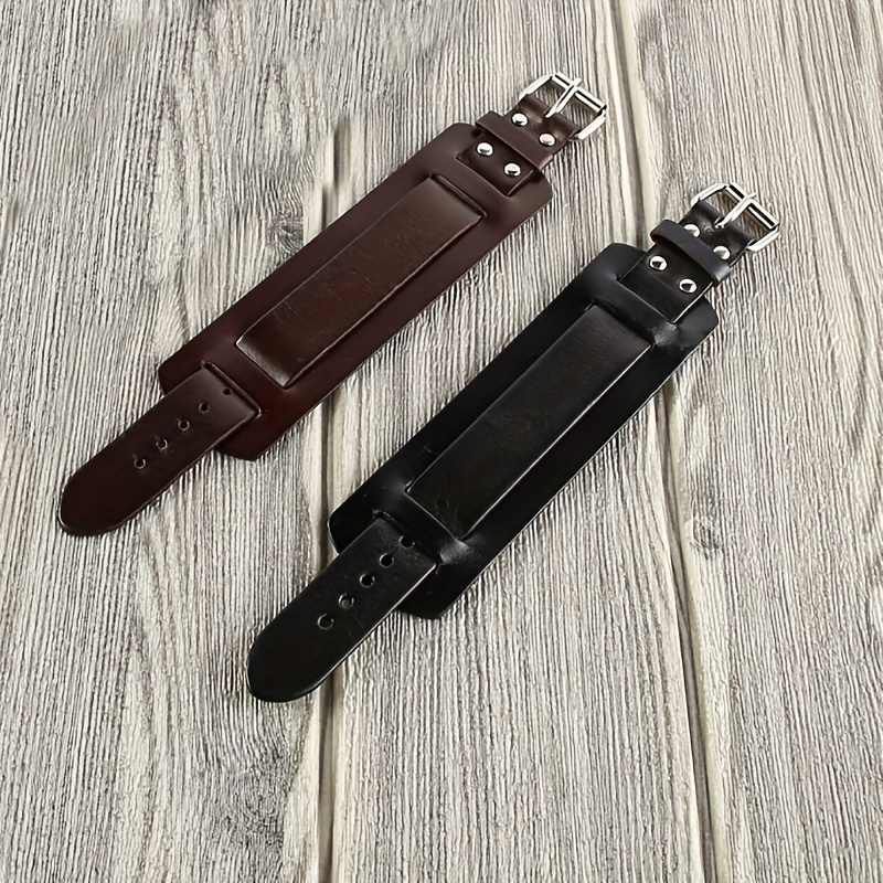 

Trendy Retro Woven Pu Leather Creative Adjustable Bracelet For Men