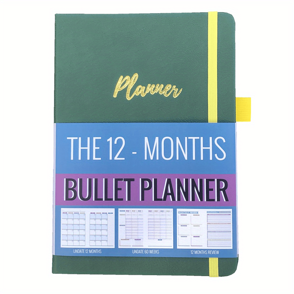 Agenda 2024 Planner Organizer Calendar Diary Bullet Notebook and