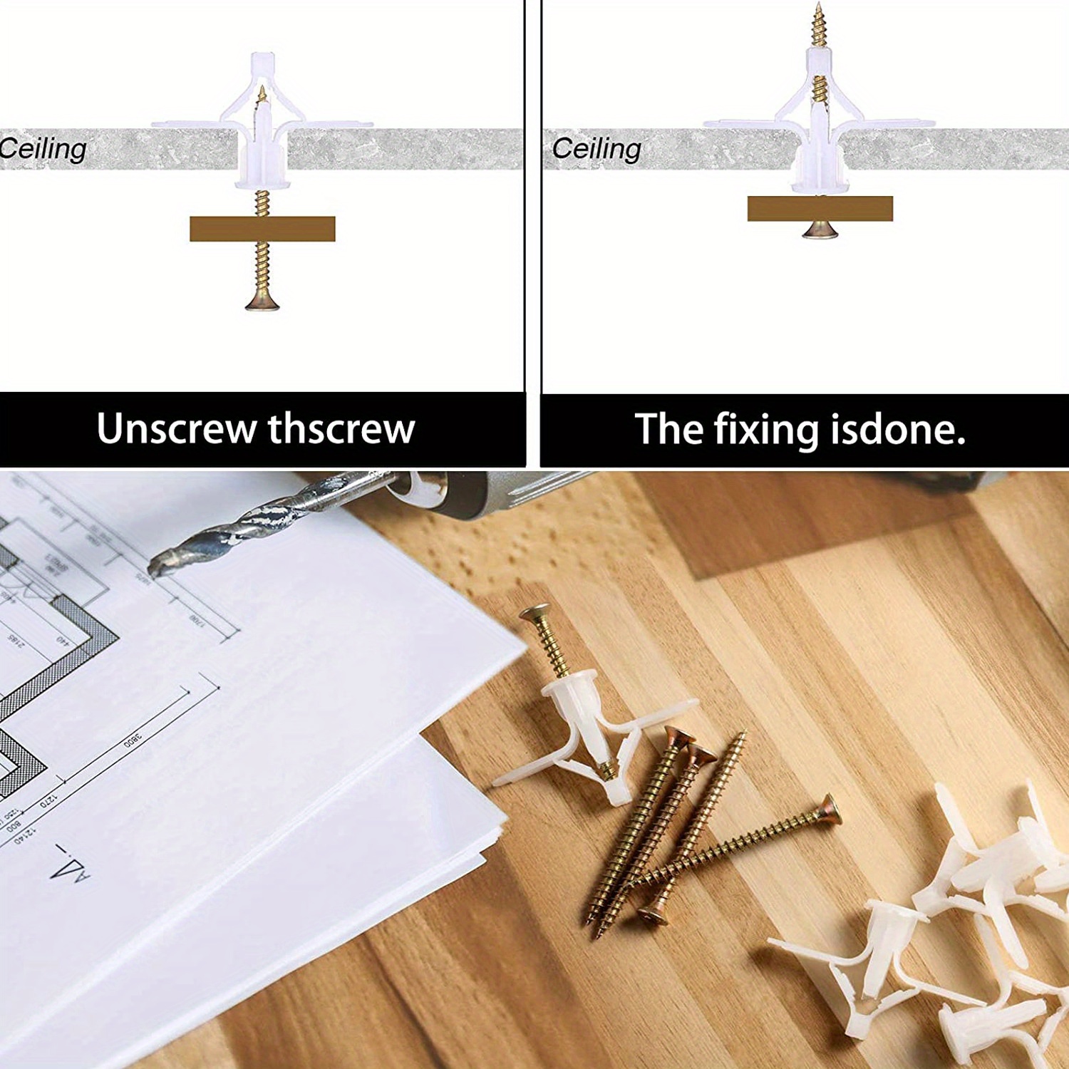 Drywall Anchor Kit Hollow wall Anchors Hollow Wall Anchors Temu