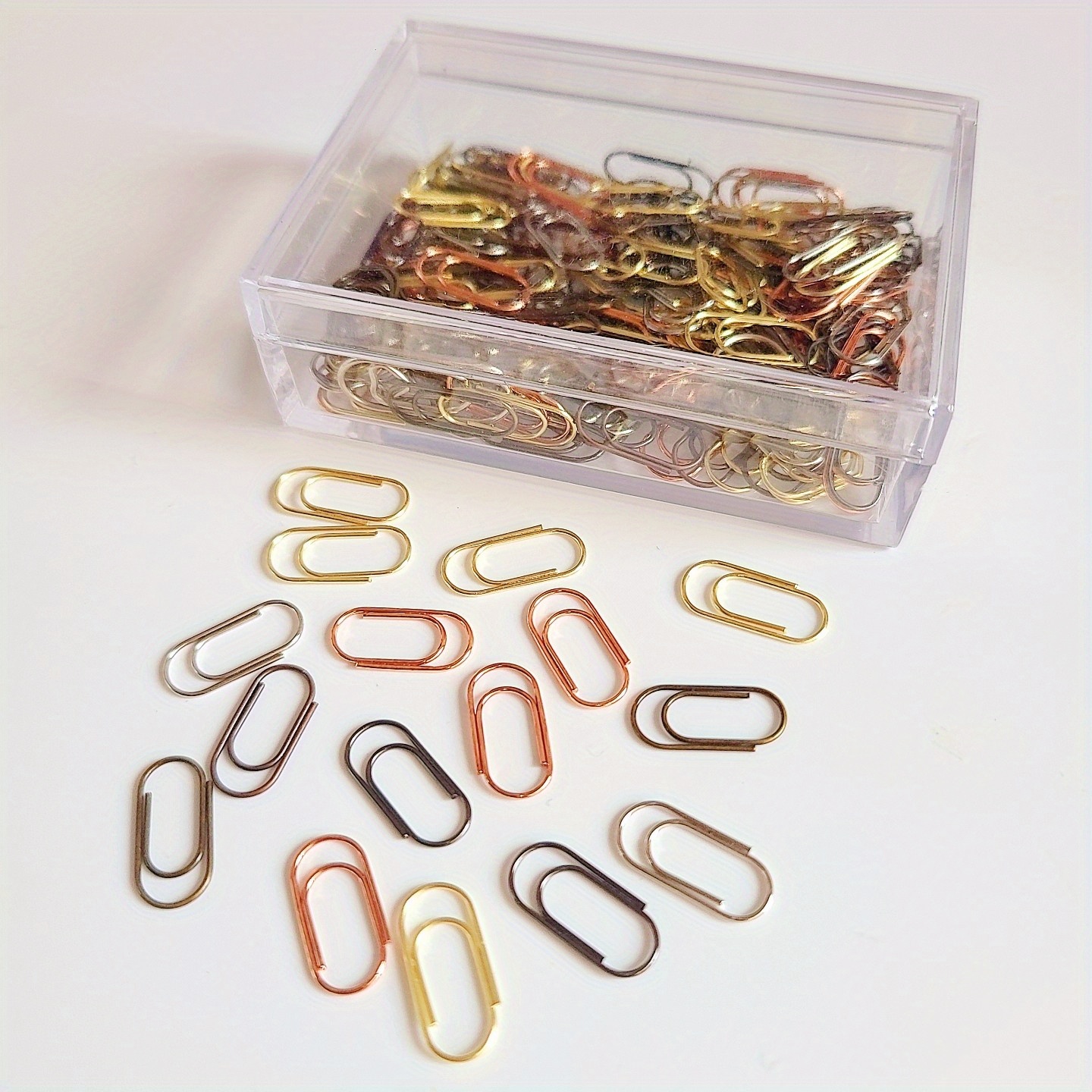 Colorful Plastic Paper Clips Perfect For Office - Temu