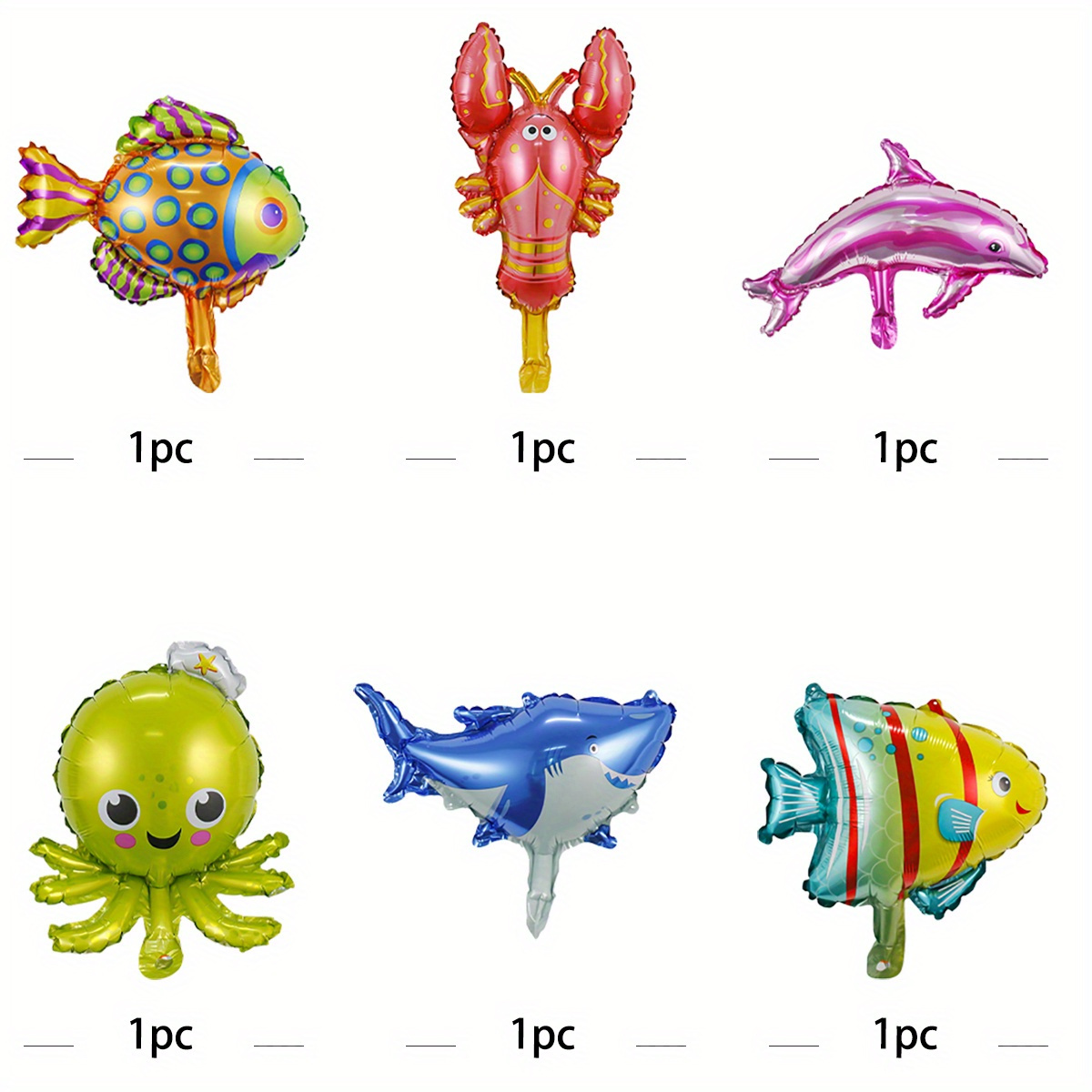 Mini Ocean Animal Balloons Mini Shark Balloons Mini Lobster - Temu Canada