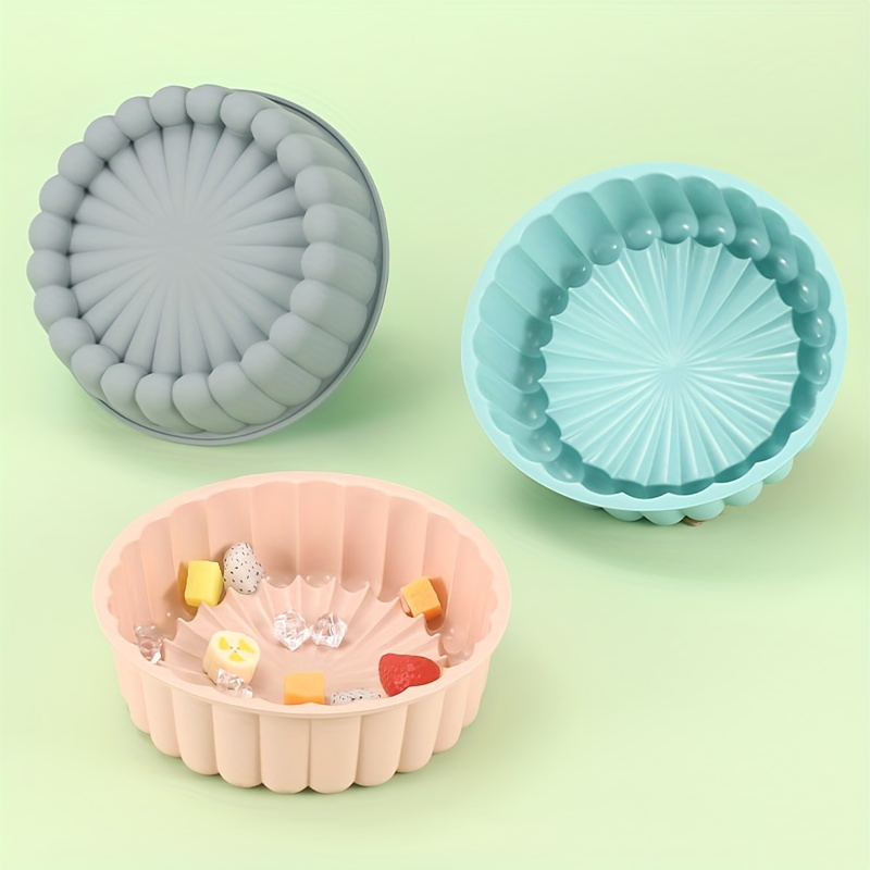 1pc Charlotte Cake Pan 10 24 Silicone Baking Cake Pan Flower - Temu