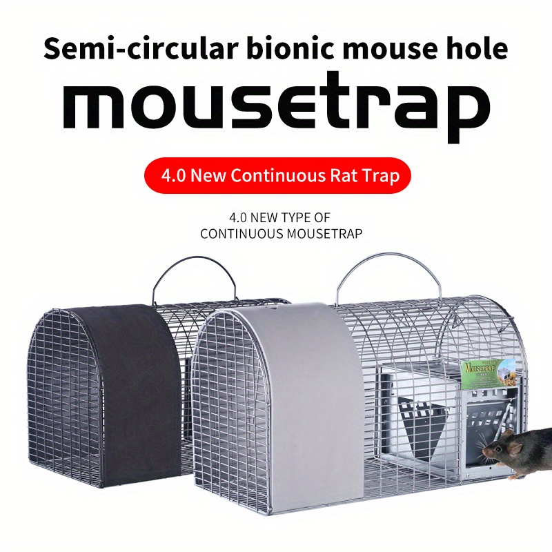 Super Large Catching Dog Traps Rescue Stray Dogs Cats Bait Catcher Foldable  Reusable Mousetrap Hunt Weasel