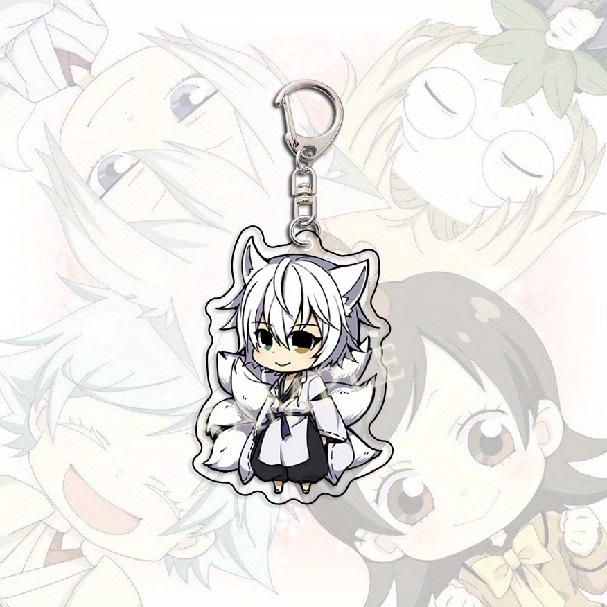 Anime FAIRY TAIL Kawaii Character Double-sided Acrylic Pendant Key