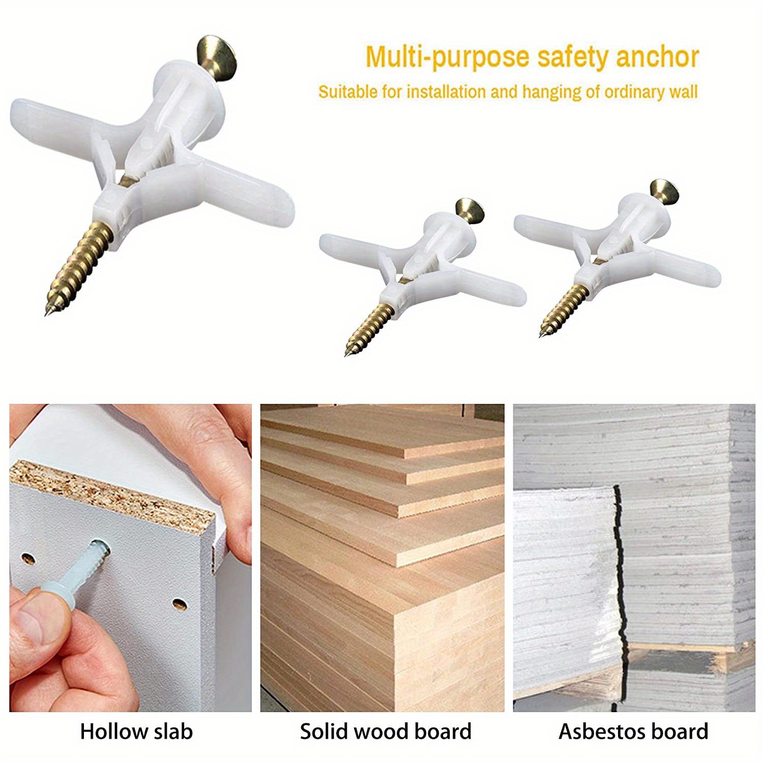 Drywall Anchor Kit Hollow wall Anchors Hollow Wall Anchors Temu