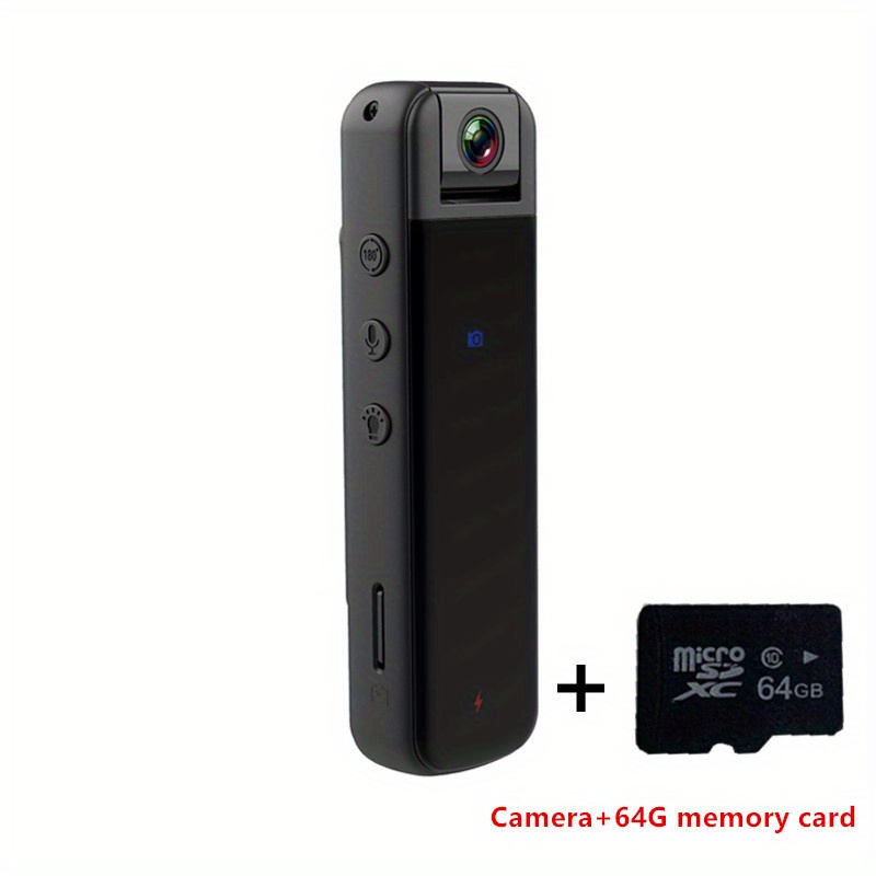 Mini caméra portable CS02, 2MP, 1080P, enregistreur portable WiFi à vision  nocturne infrarouge HD, caméra d'action