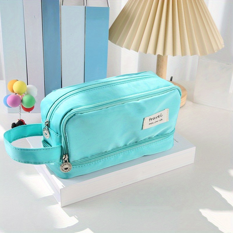 kawaii Large Pencil Case Stationery Storage Bags Canvas Pencil Bag Cute  Makeup Bag School Supplies for