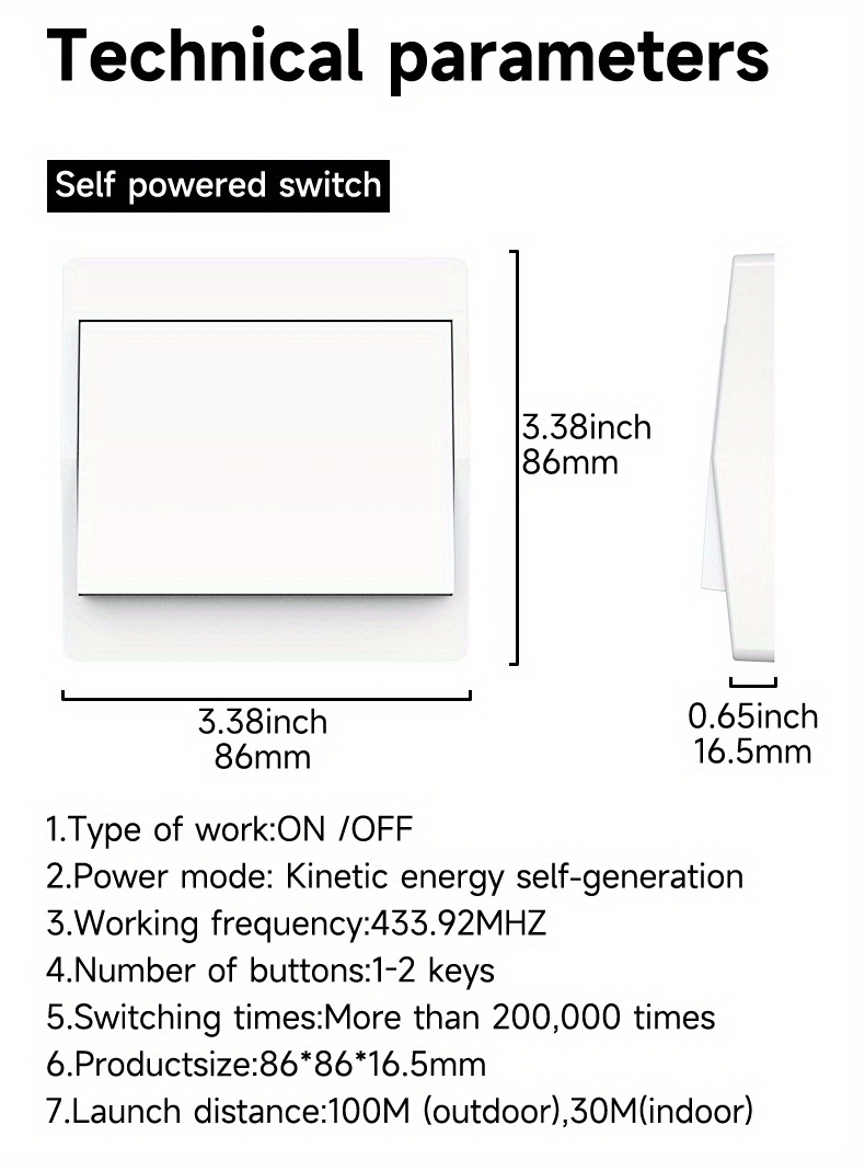 The birth of kinetic switch  Kinetic Self-Powered Wireless Switches