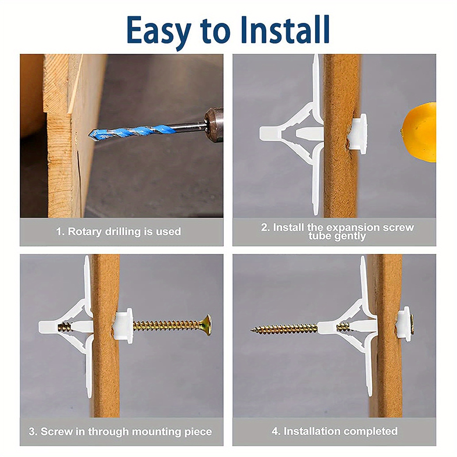 Drywall Anchor Kit Hollow wall Anchors Hollow Wall Anchors Temu