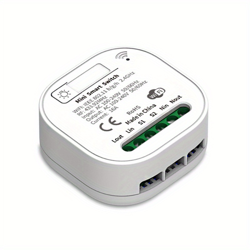 1pc Interrupteur Sans Fil Plug Télécommande RF433MHz US Plug - Temu Canada