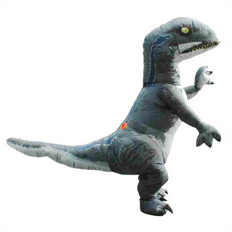 Jurassic Dinosaur Inflatable Suit Terrifying Velociraptor Temu