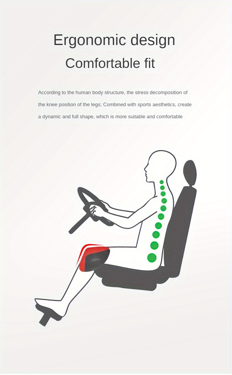 Car Leg Rest Knee Pad Foot Rest During Car Driving To Driving Shop On