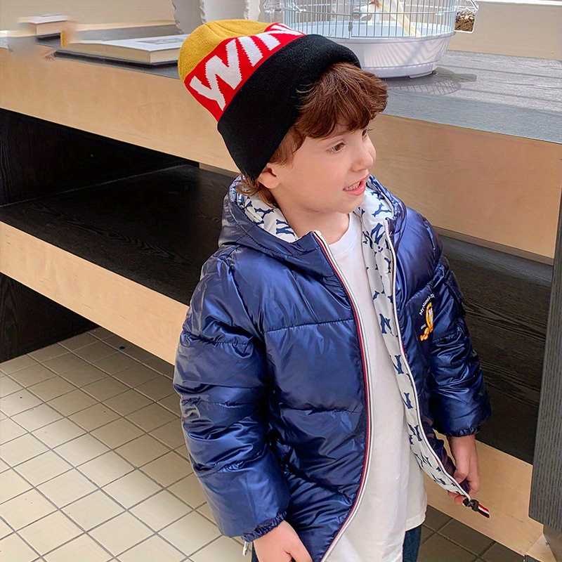 Boys shiny puffer outlet coat