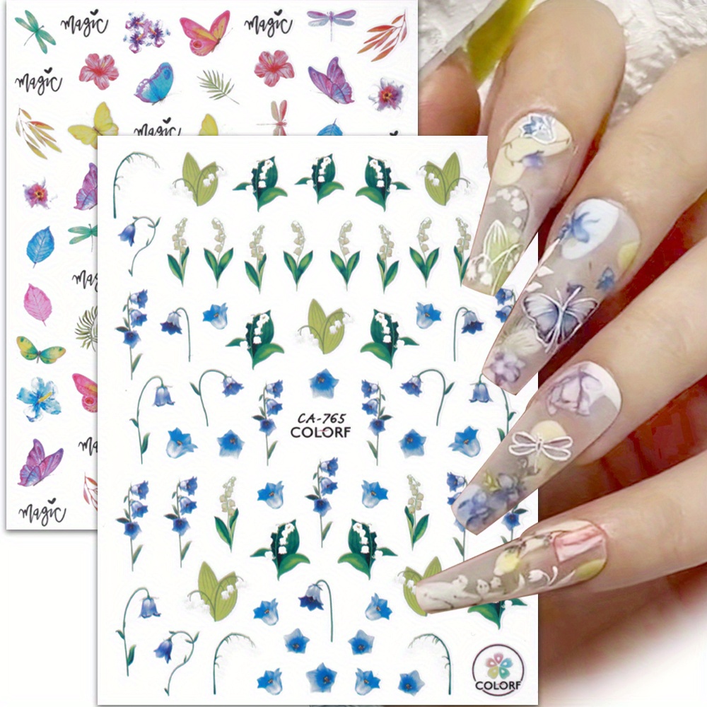 Colorful Mix Nail Art Stickers