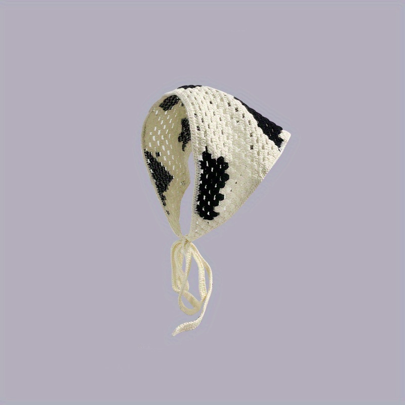 Boho Style Crochet Headscarf Knitted Hair Band