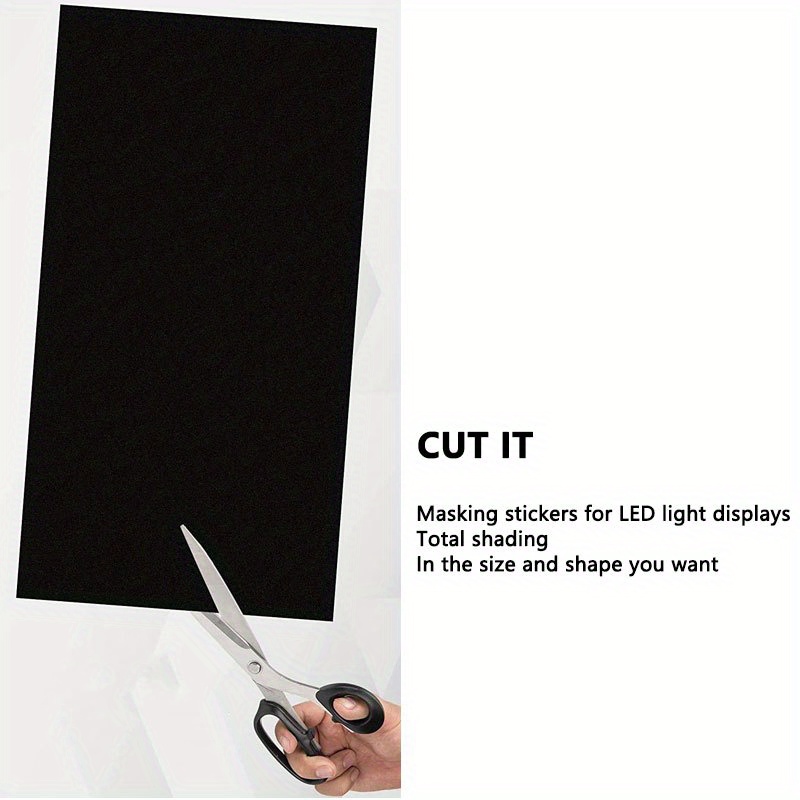Eliminate Unwanted Light Led Light Display Blackout Sticker - Temu