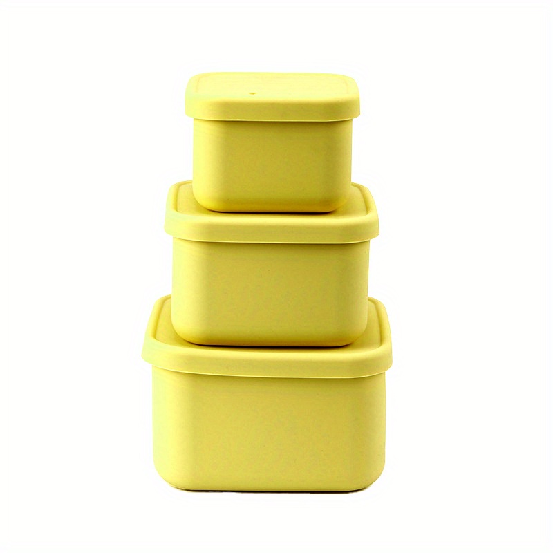 Silicone Food Storage Container Set, Sealed Stackable Lunch Lunch