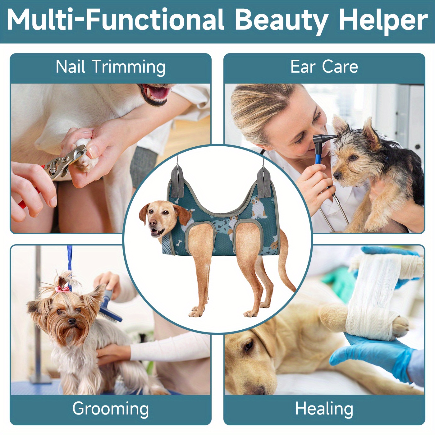 nail trimming sling for dogs