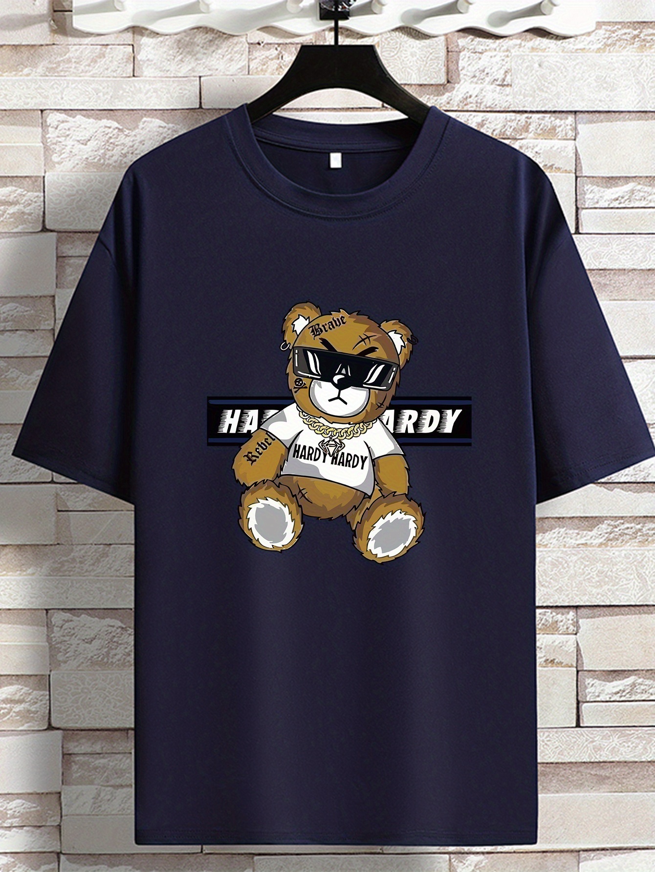 Tシャツ・カットソー [READY4NEXT] TeddyBear Artwork short sleeved Tshirt(BLACK) Tシャツ・カットソー [READY4NEXT] TeddyBear Artwork short