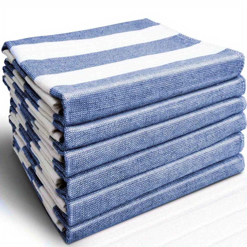 2-8Pcs Kitchen Dish Cloths Reusable Dish Towels Double-layer