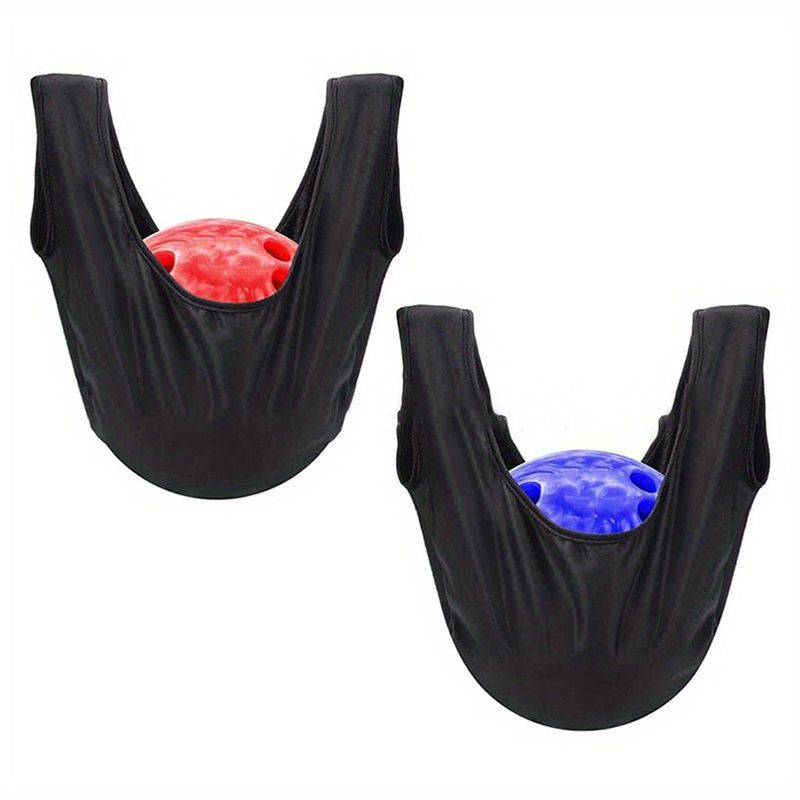 Washable Bowling Ball Cleaning Bag With Polishing Towels And Stand