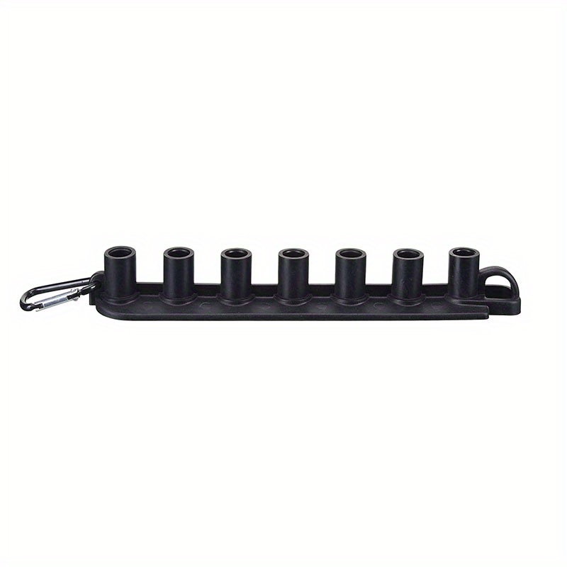 Hochdruckreiniger Düsenhalter Für 5 Spitzen – Schwarz, Aus Kunststoff, Mit Aluminium-Clip