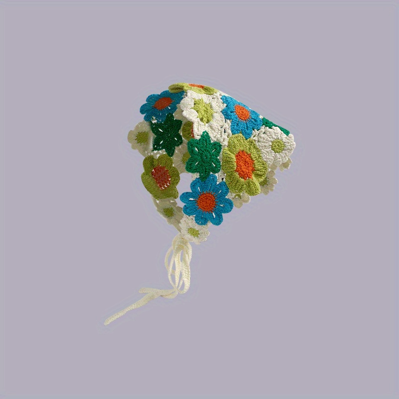 Boho Style Crochet Headscarf Knitted Hair Band