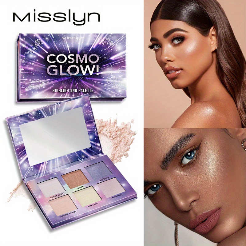 Misslyn Shimmer Glitter Highlight Contour Palette - Temu