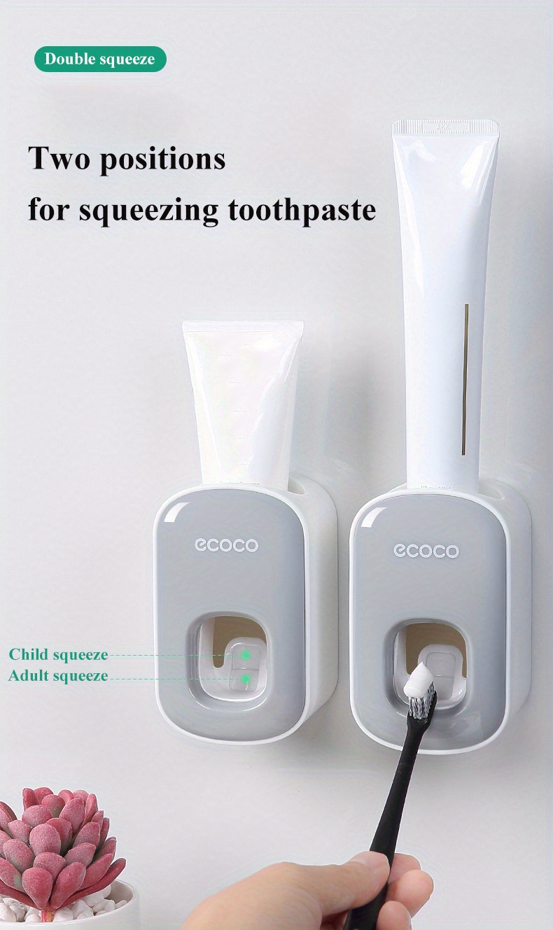 Bathroom Accessories Set Automatic Toothpaste Dispenser Temu