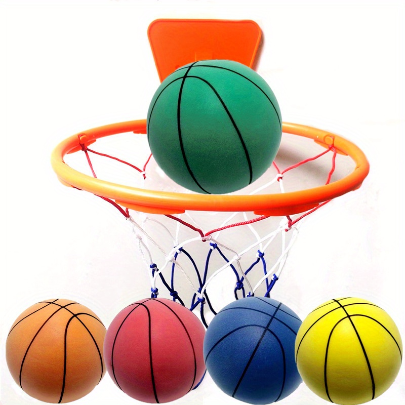 1 Balle De Basket Silencieuse, Jouets De Basket Silencieux