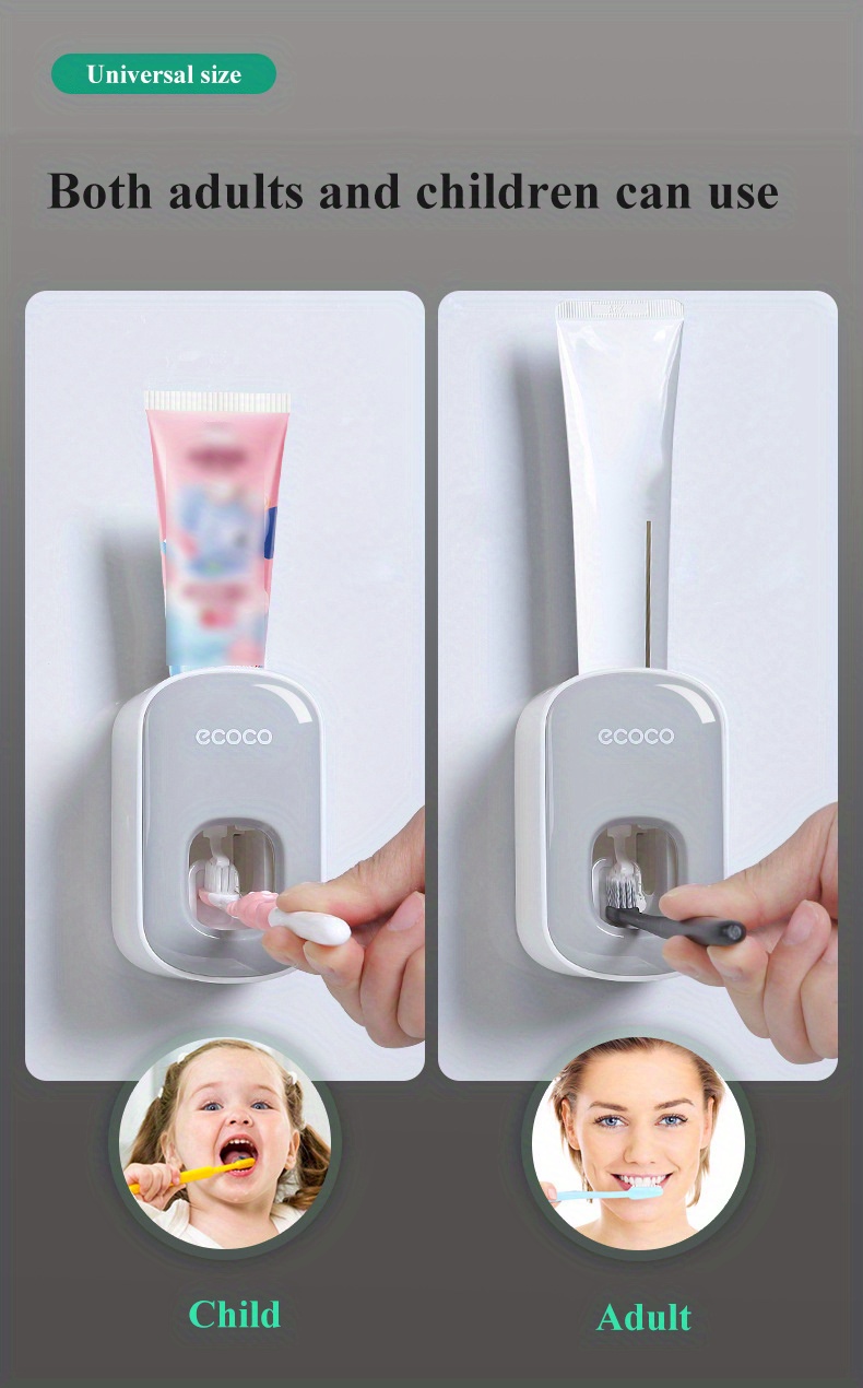 Bathroom Accessories Set Automatic Toothpaste Dispenser Temu