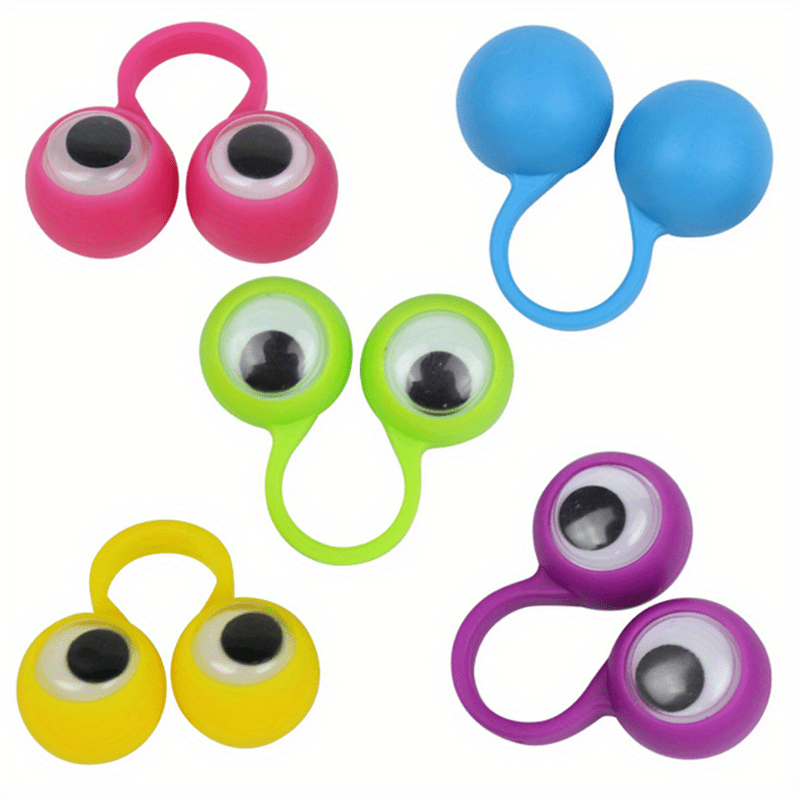 DIY Wiggly Googly Eyes Black White Self-Adhesive Doll Eye Movable  Simulation Animal Eyeball Kindergarten Children Craft Supplies