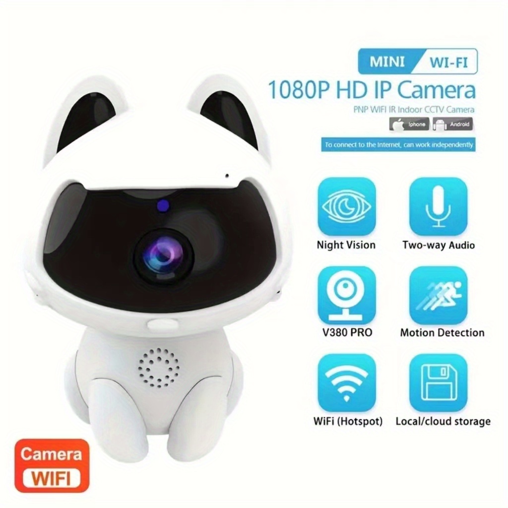 Caméra de surveillance WiFi sans fil A3, suivi automatique, vision  nocturne, audio bidirectionnel, caméra IP, moniteur domestique pour animaux  de compagnie, protection de sécurité - AliExpress