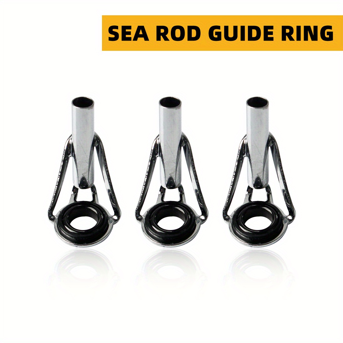 Fishing Rod Guide s Ceramic Rod Tip Tops Set for Fly Saltwater