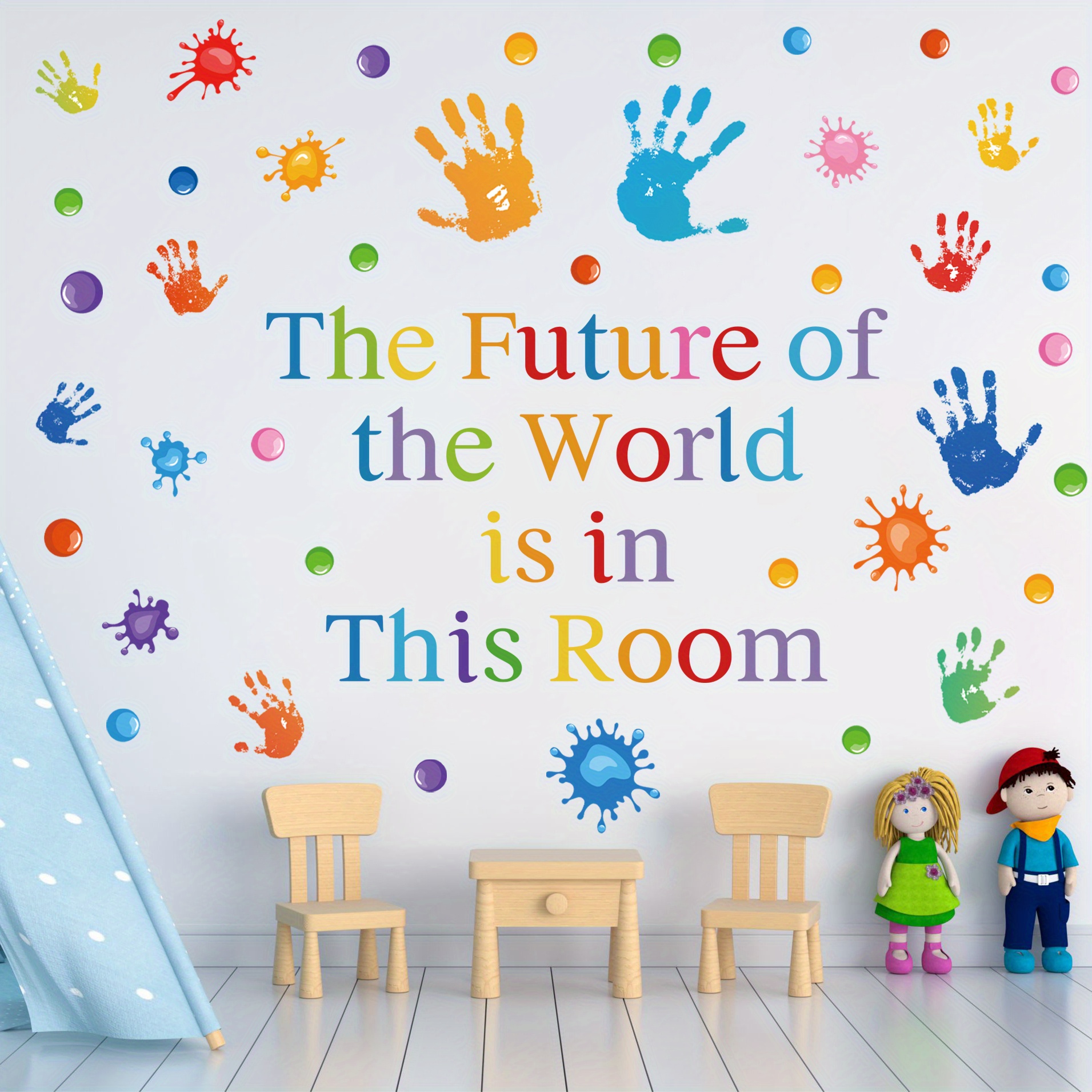 Wall Sticker Colorful Inspirational Quotes Wall Decal Vinyl Paint