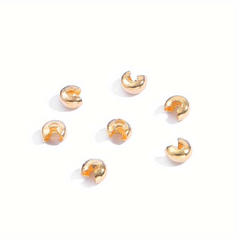 2.5mm Gold Filled Crimp Covers