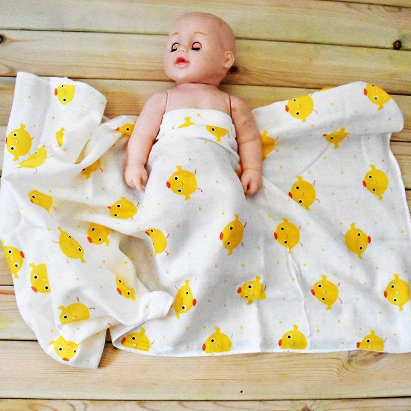 Double Layer Cotton Wrap Towel for Newborns