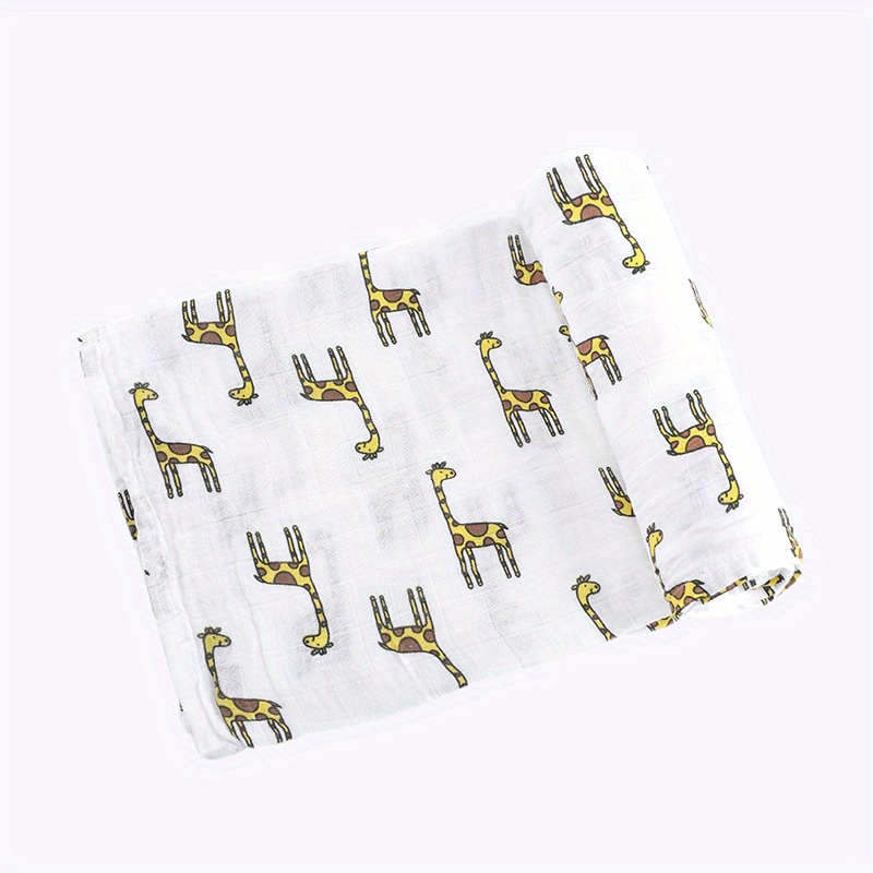 Newborn Cotton Cartoon Print Blanket, Soft & Skin-Friendly