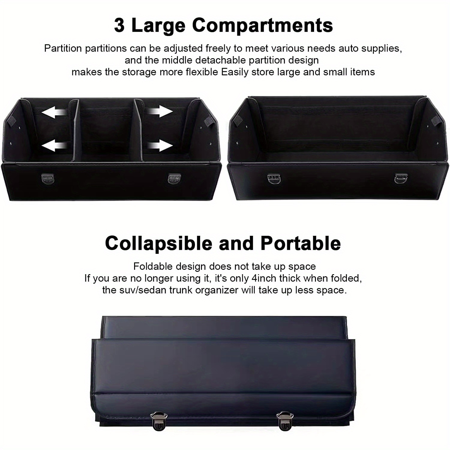 Large Size Car Trunk Organizer - Higher Gear Products